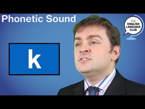 The /k/ Sound